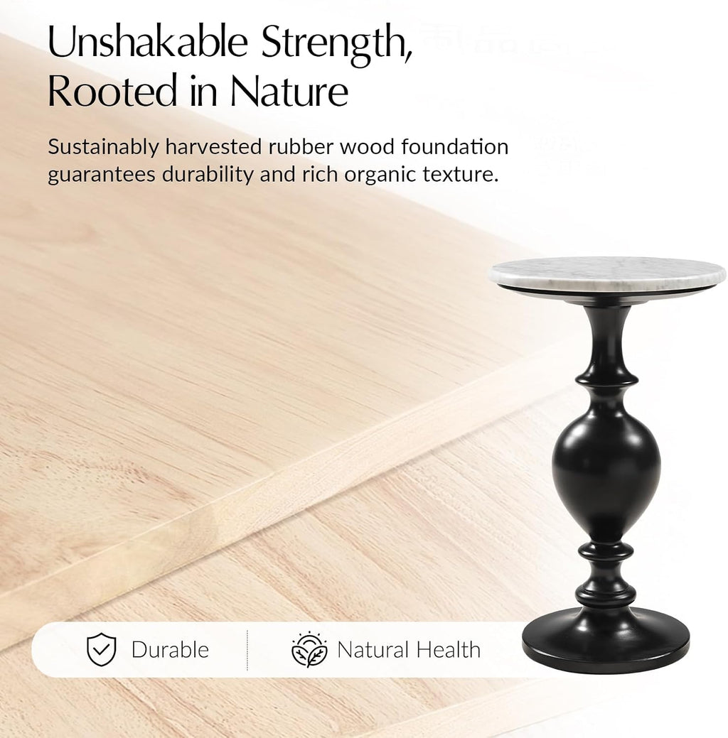 Natural Marble Craftsmanship with Unique Veining and Durable Heat-Resistant Surface