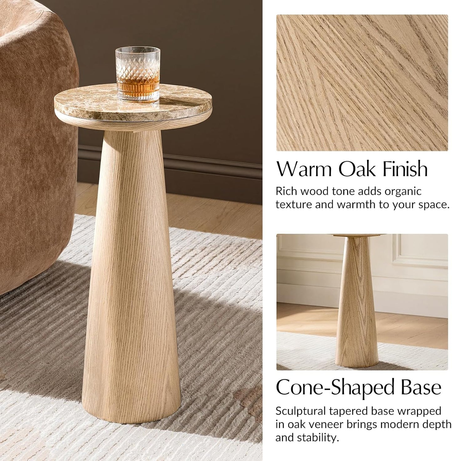 Versatile Accent Table for Bedroom, Living Room & More